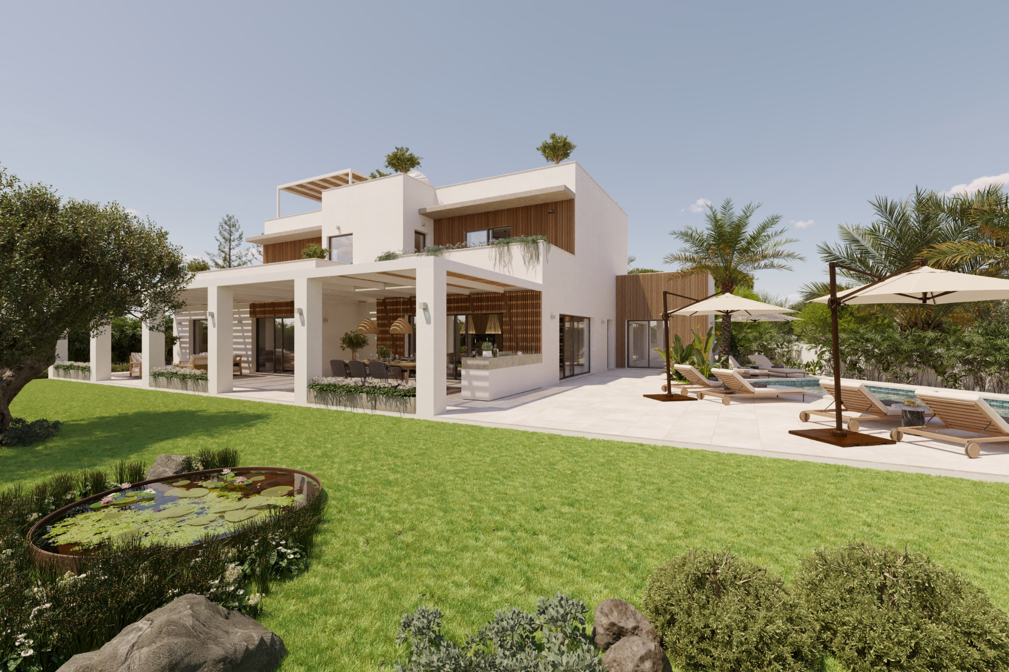 06 – Cala Murada – Exterior – Porxada i piscina_Post